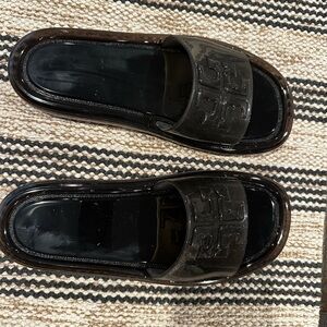 Tory Burch Black jelly Slide Sandals